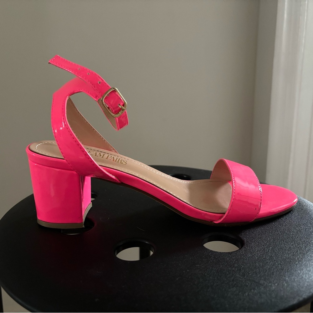 Neon Pink 2 inch Heels